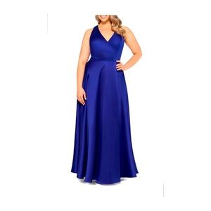 Blue formal gown